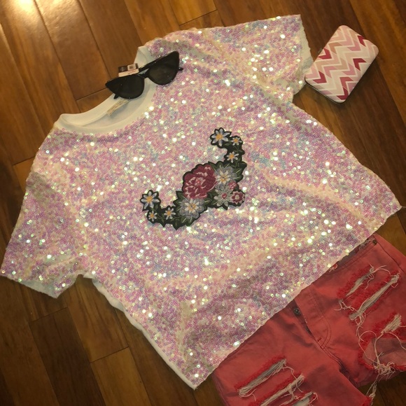 ZARA sequins top - Picture 2 of 5